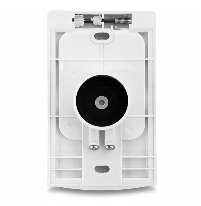 Vysavačová zásuvka DELUXE LONG obdélník - bílá  s nepřilnavým povrchem. Určeno pro centrální vysavače.